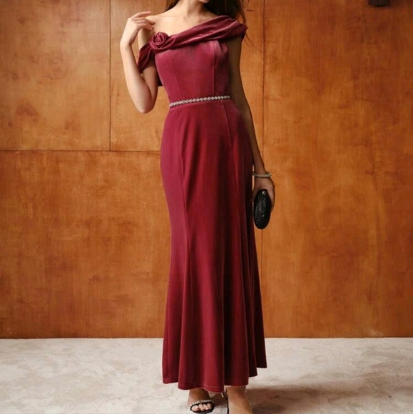 STEREO FLORAL BIAS CUT DRESS - Picture 5 of 5